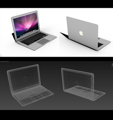 蘋果筆記本電腦高精度3D模型資源 創(chuàng)意設計與專業(yè)設備銷售的利器（圖片編號:15244826）